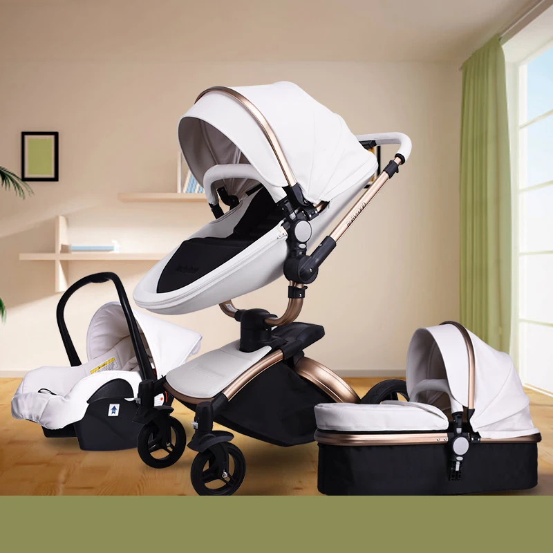 Детская коляска Babyfond может быть усажена или откидывается зимой новая детская с