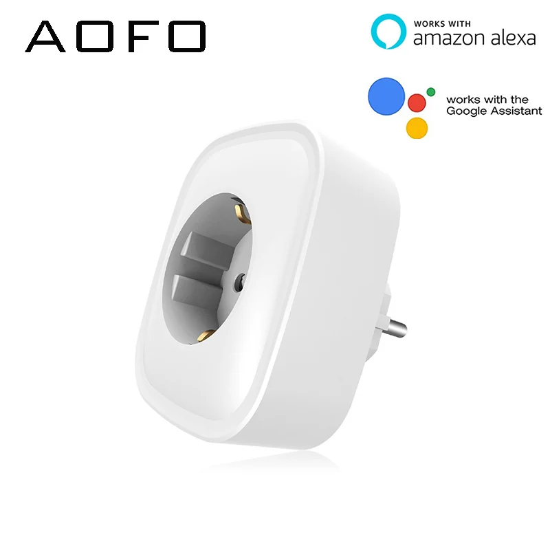 Умная Мини-розетка работает с Amazon Alexa Google Assistant IFTTT не требуется концентратор