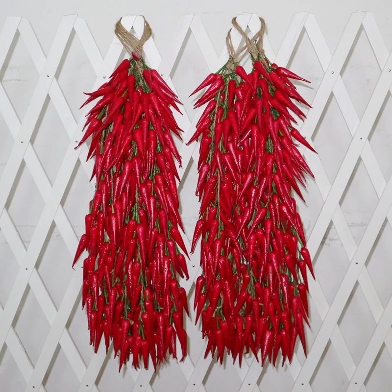 Искусственные сушеные чили струны искусственные украшения для горячего перца