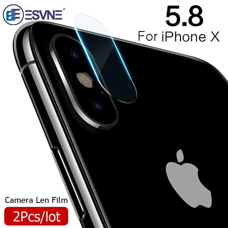 ESVNE 2 шт./лот HD Стекло для задней камеры Apple iphone X защитная пленка экрана из