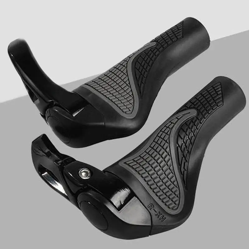 

New Mountain MTB Cycling Bike Bicycle Lock-On Handlebar Grips With Bar Ends