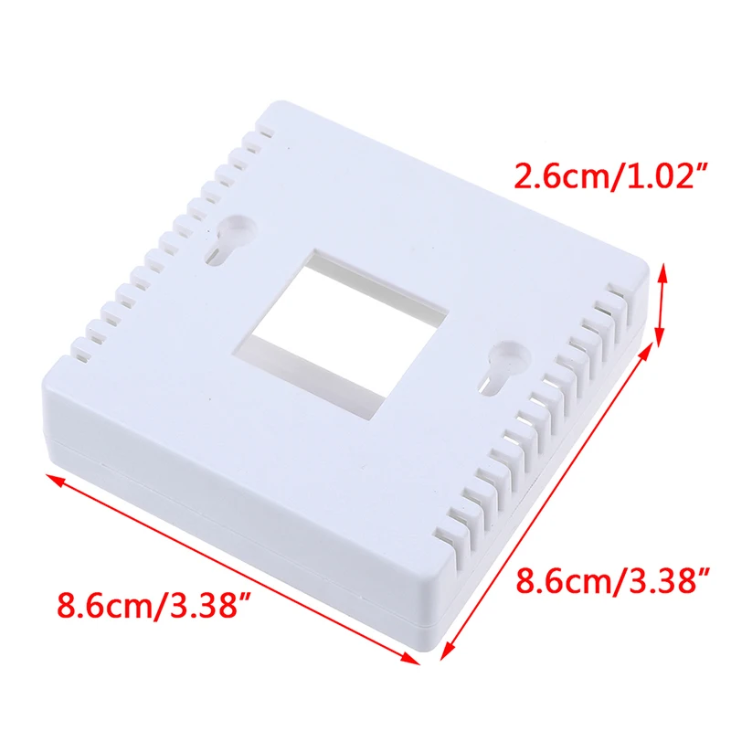 Пластиковый корпус для проектов белый 8 6x8 6x2 6 см чехол DIY LCD1602 метр тестер с