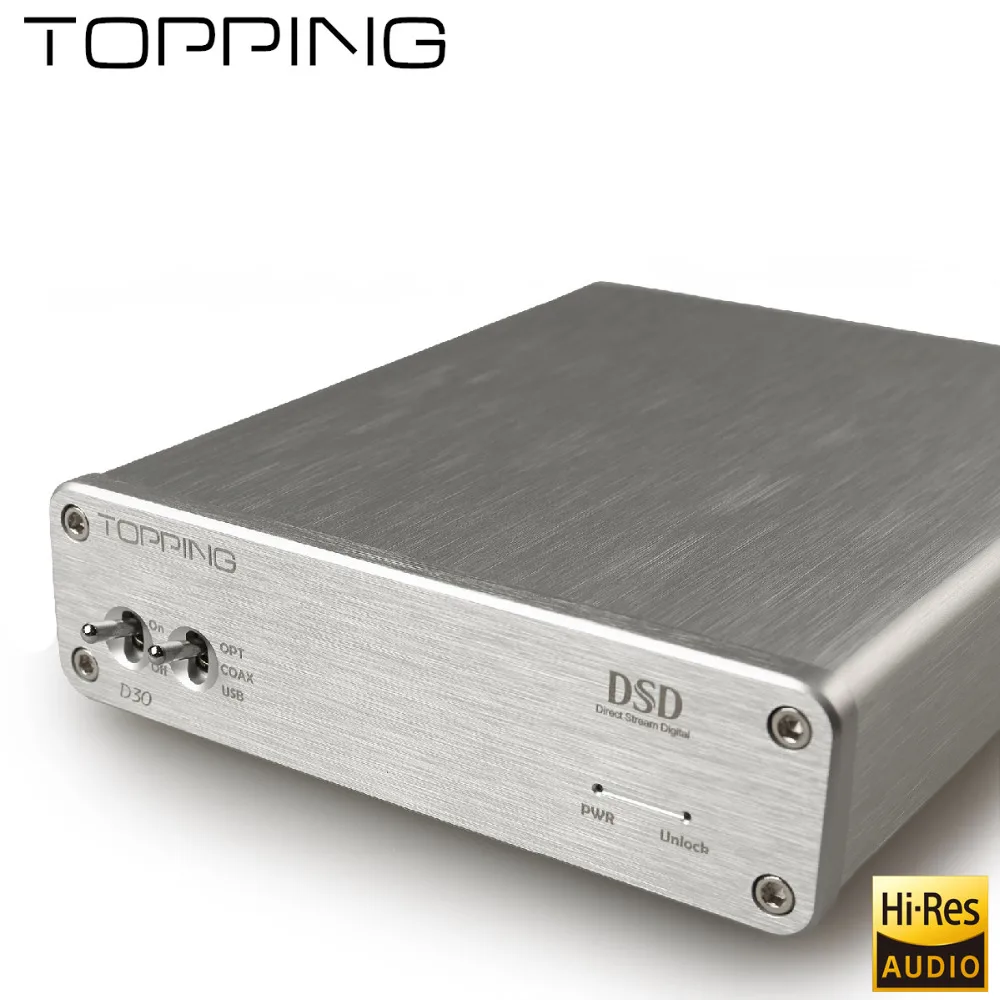 Топпинг D30 DSD hifi fever Настольный MP3 аудио декодер плата XMOS USB DAC коаксиальный Оптическое волокно CS4398 24 бит 192 кГц магазин