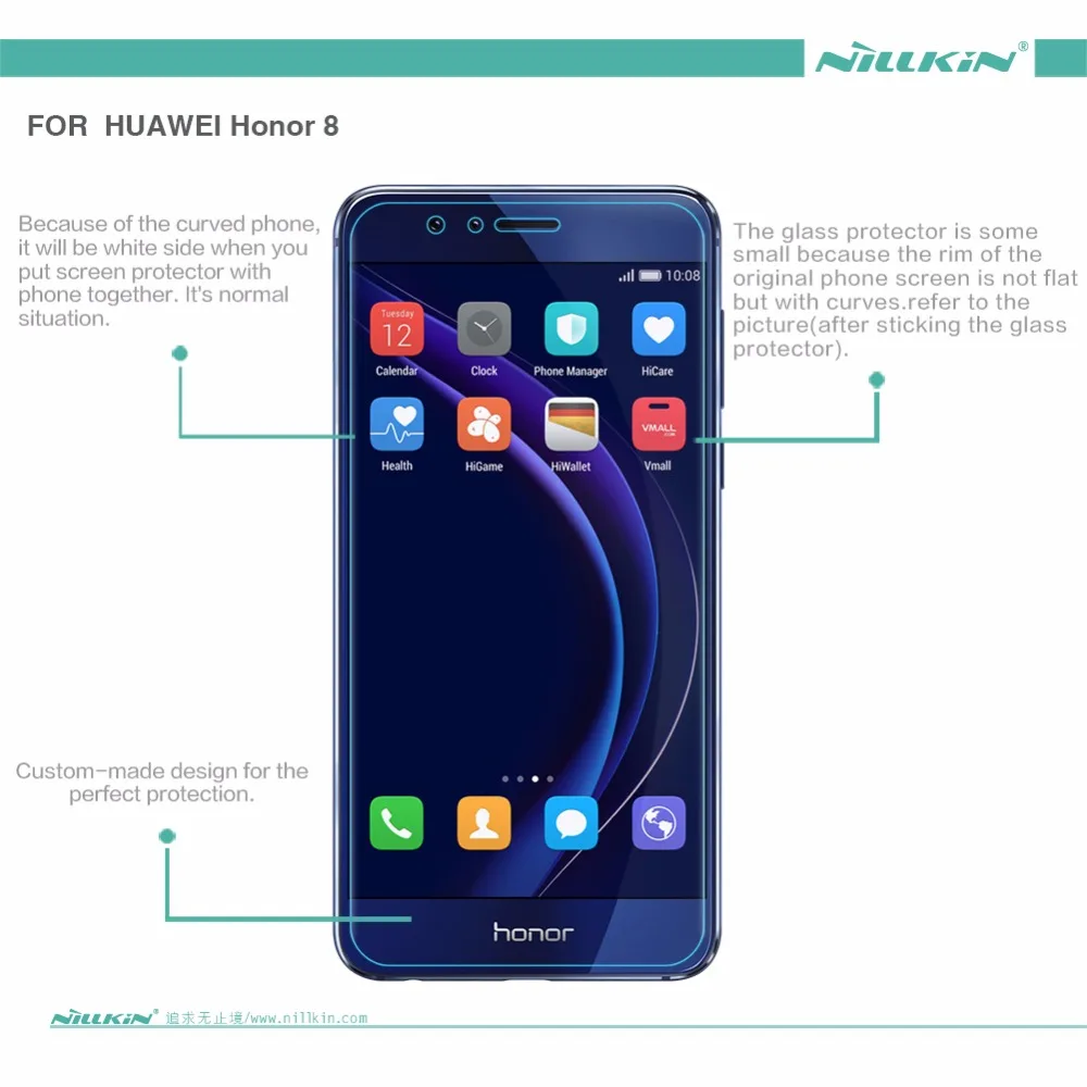 Для honor 8 Защитная пленка для экрана Nillkin amazing H + PRO закаленное стекло huawei (5 2
