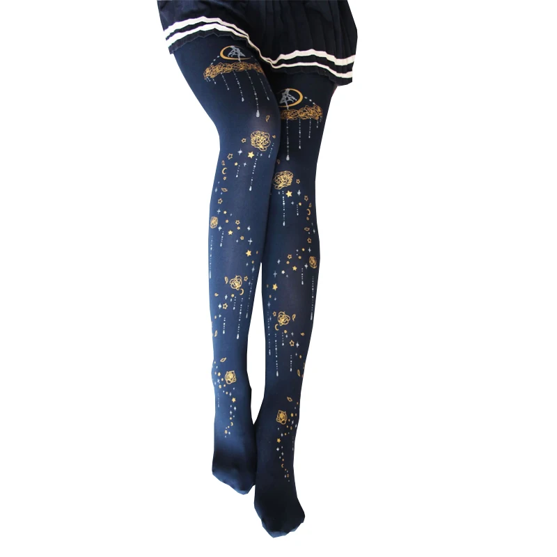 

Japanese Lolita Cute printed Tights Stockings Sailor Moon Cosplay Pantyhose