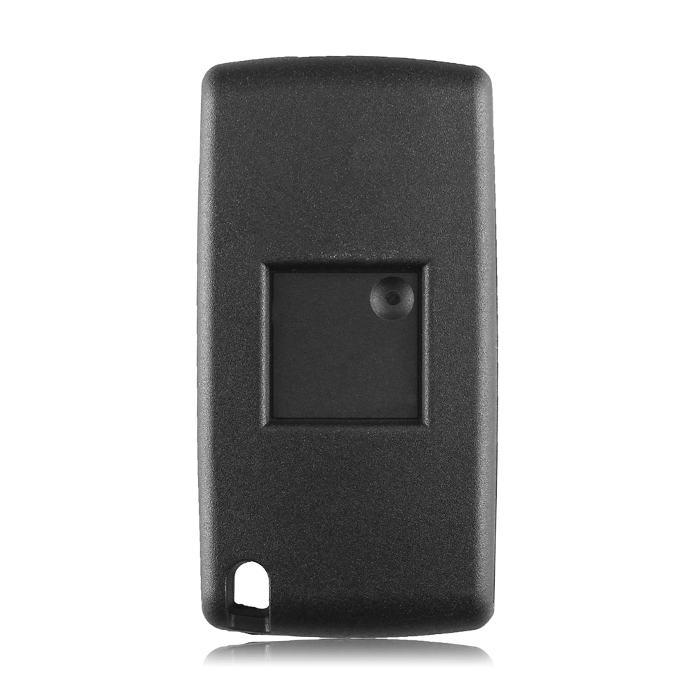 DANDKEY 3 кнопки флип ключ чехол пустой корпус для Peugeot 107 207 307 307S 308 407 607 с паз батареей