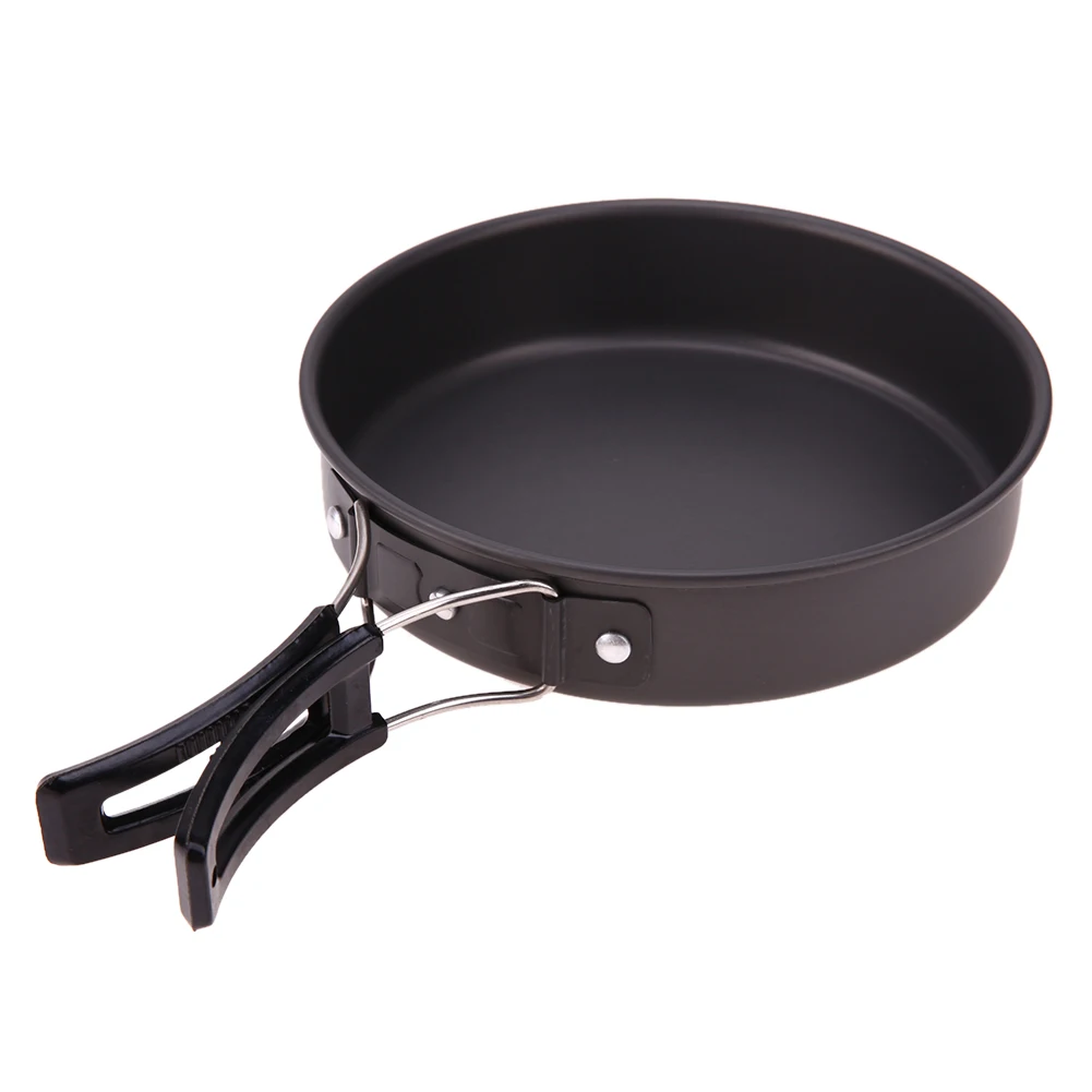 Походная посуда из алюминиевого сплава, походная посуда для пикника, миска, кастрюля, набор посуды для путешествий, столовые приборы, набор посуды для пикника