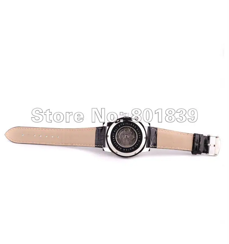 

Brand New Mens Deluxe Automatic Mechanical Leather 6 Hands Wrist Watch Day/Week Display Nice Gift Wholesale Price A516