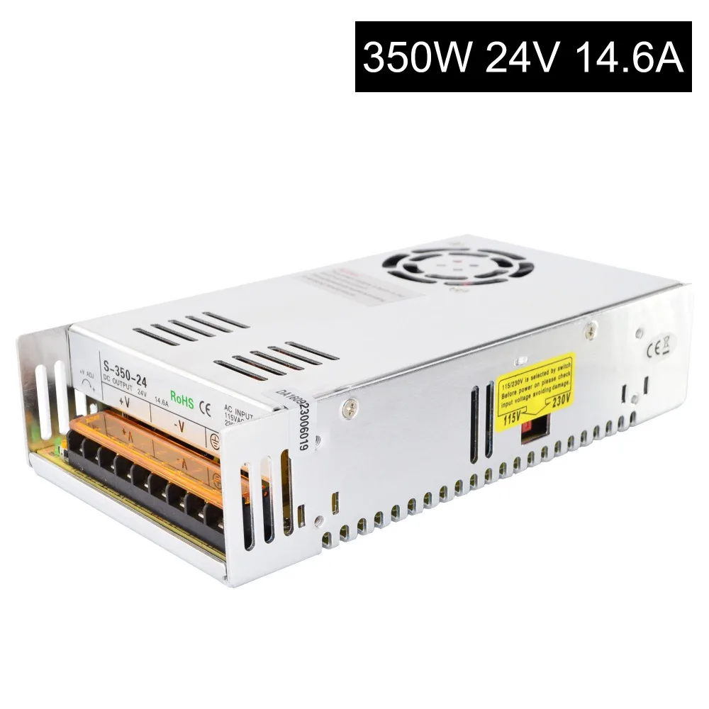 

NEW DC24V 350W 14.6A Switching Power Supply 115V/230V to Stepper Motor 3D Printer/CNC