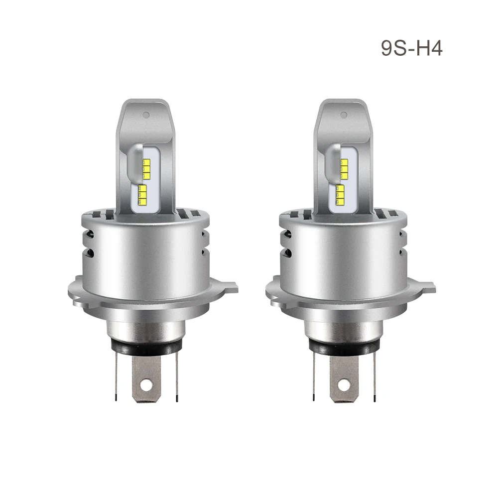 Светодиодные лампы EURS H4 Led H7 H11 H8 H9 для автомобильных фар без ошибок Canbus