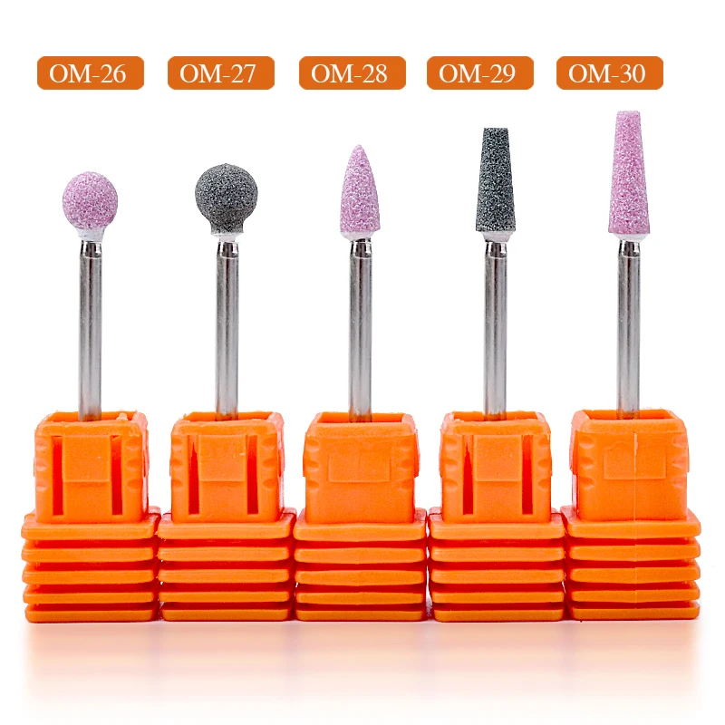 Nail Art Drill Bit Quartz Stone Rotate Cuticle Clean Cutter File Milling For Electric Manicure Machine Pedicure Tool Accessories | Красота и