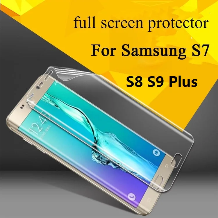 Новая мягкая прозрачная защитная пленка на весь экран для Samsung Galaxy S7 Edge S8 Plus S9 |