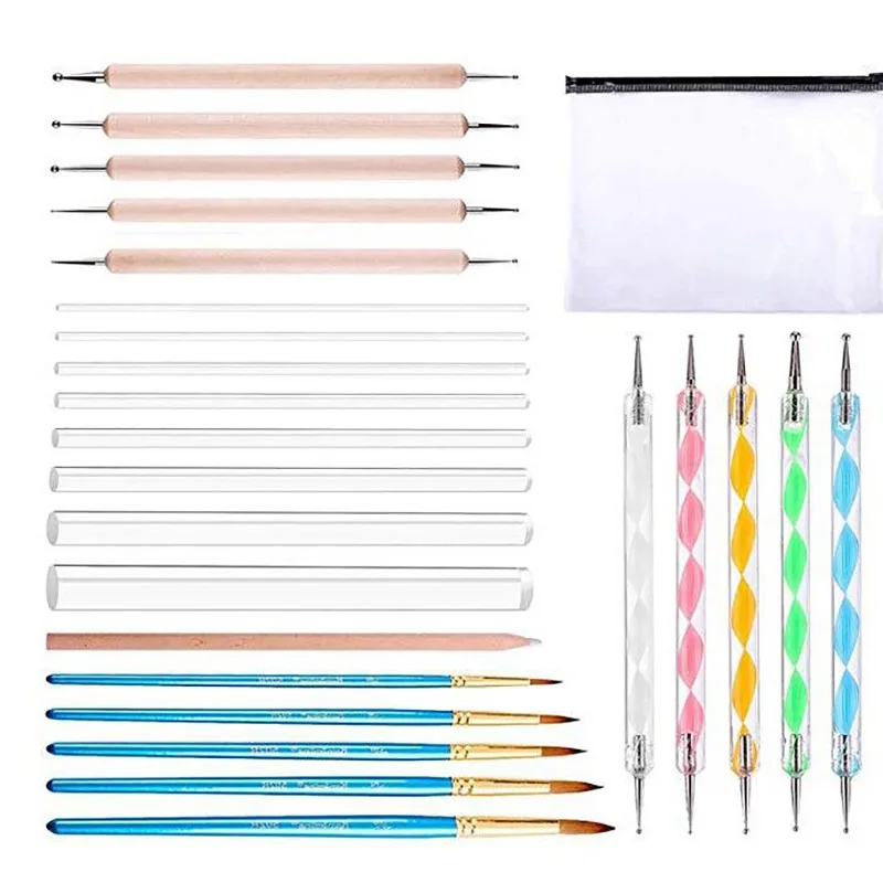 DINIWELL 24 шт. керамическая керамика инструмент для раскрашивания полимерная глина