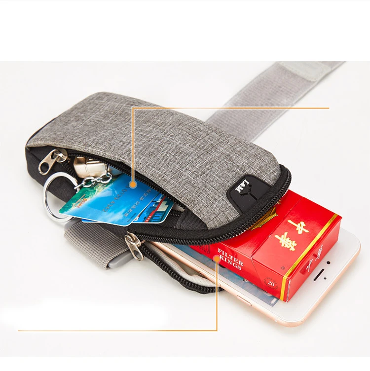 Sport Running Cycling Arm Bag Fitness Arm Earphone Hole Bag Pouch Jogging Mobile Phone Holder Pouch GYM Cover for Smartphone 6"