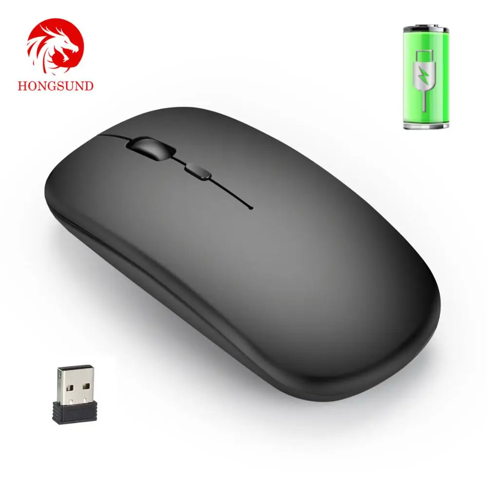 Hongsund аккумуляторная беспроводная мышь 2 4G офисная встроенный литиевый
