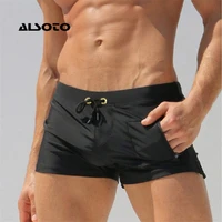 alsoto new board shorts men swimwear swimsuits shorts men breathable mens swimsuits trunks boxer briefs sunga swimsuits