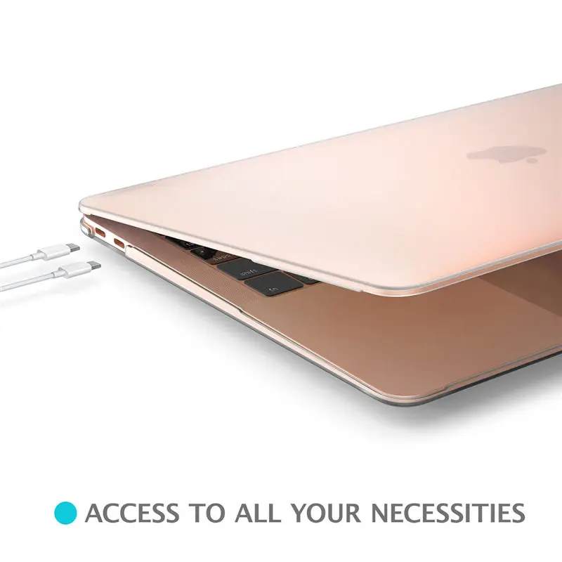 Для MacBook Air 13 дюймов Чехол выпуска A1932 с дисплеем retina подходит для Touch ID i-Blason гладкий прозрачный мраморный Твердый Чехол