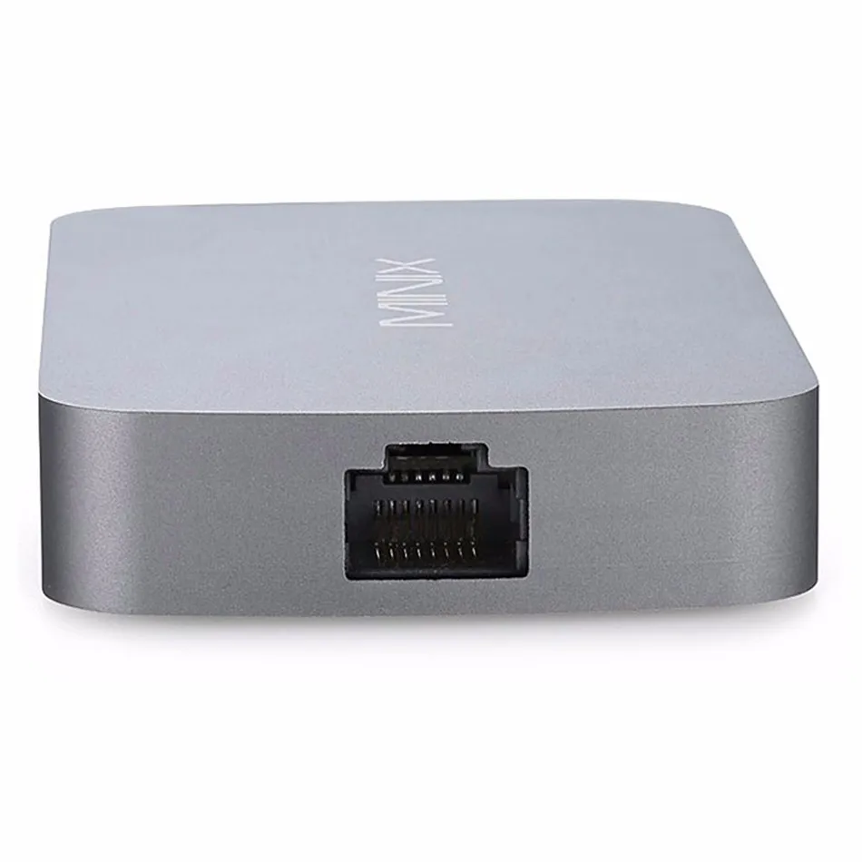 [В Наличии]! MINIX NEO Тип C MAdapter Выход VGA/Gigabit Ethernet/USB3.0 * 2/TF & SD Слот Для Карт Памяти