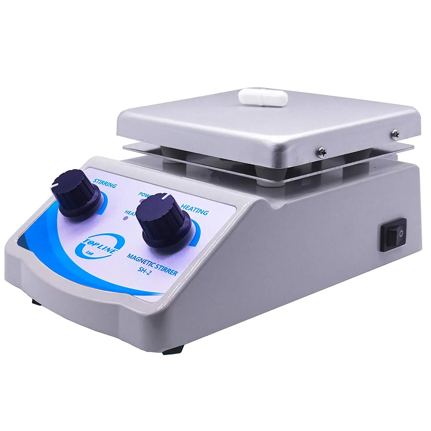 SH-2  Laboratory Hot Plate Magnetic Stirrer Mixer Dual Control with 1 Inch Stir Bar 110V 220V(New Style)