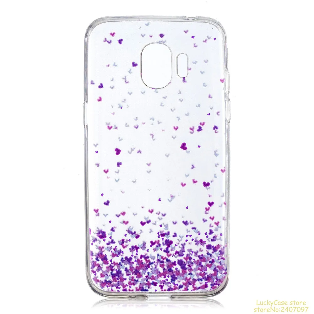 Чехол для samsung J2 2018 силиконовый чехол-накладка из мягкого ТПУ с изображением
