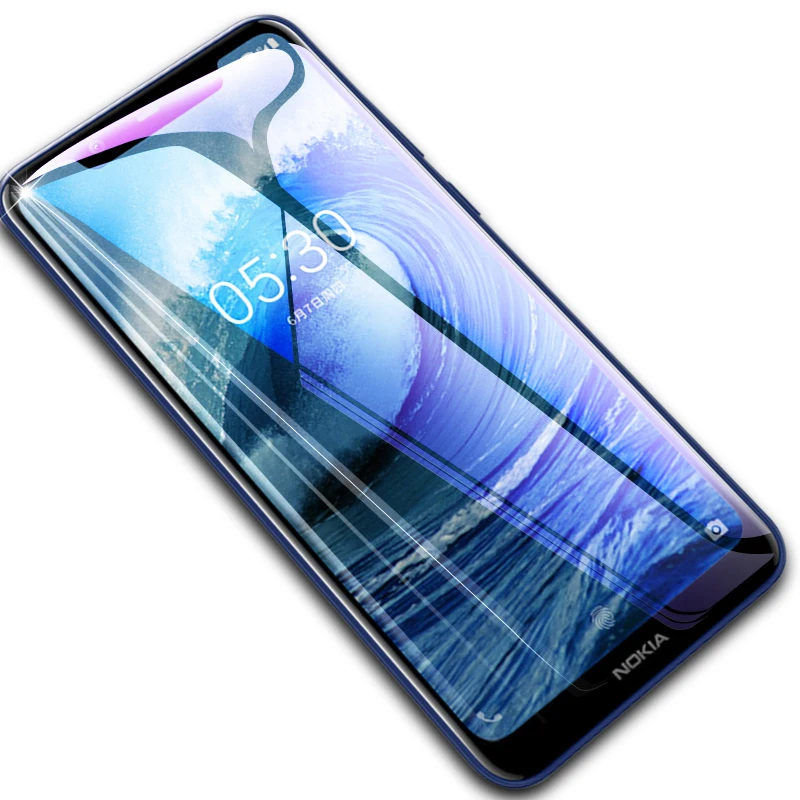 Защитный чехол из закаленного стекла для Nokia X7 X6 X5 X3 3 1 5 6 Plus с полным покрытием Tremp X