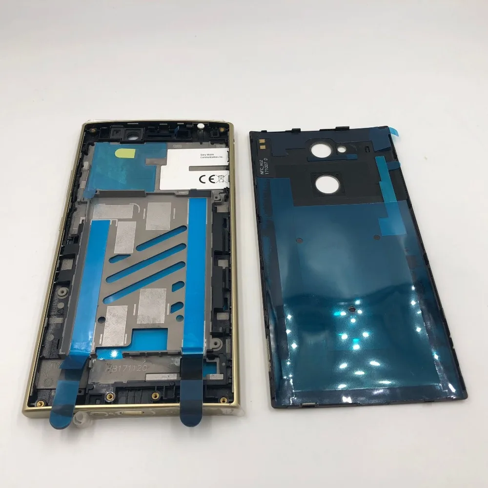 Передняя панель Корпус ЖК-рамка Крышка для Sony Xperia L2 H3311 H4311 батарейного отсека