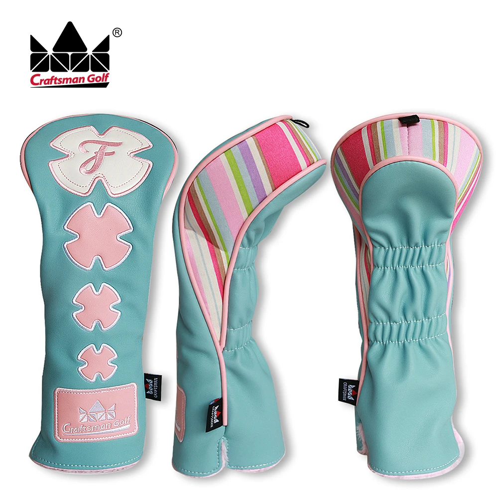 Женский розовый чехол Craftsman Pinky Shamrock Fairway Wood Heacover FW подходит для головы M1 M2 R15 915D 910D