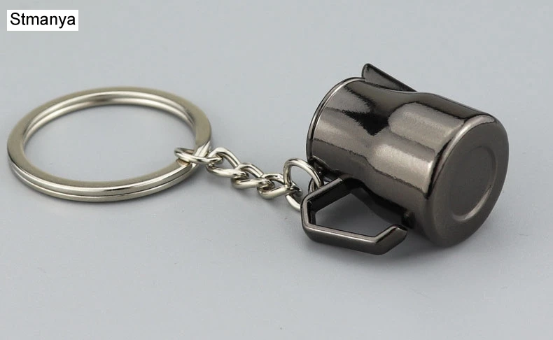 Pull flower cylinder Новые кофейные инструменты брелок имитация кофе машина брелок лучший подарок брелок K3133 - Цвет: Pull flower cylinder