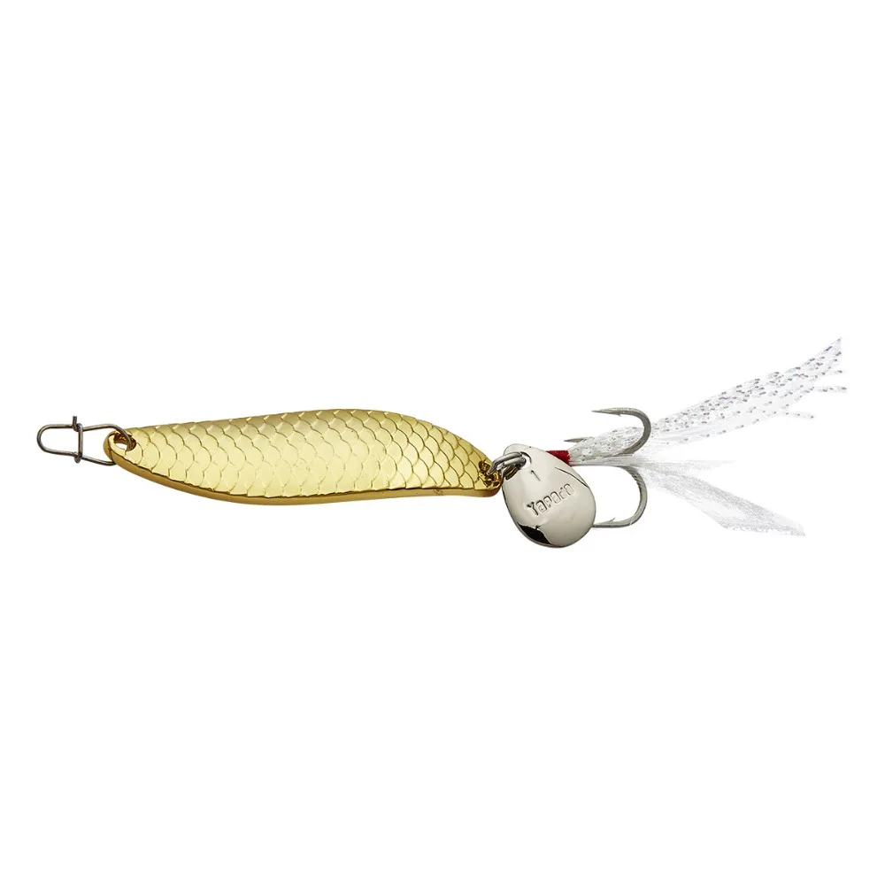 YAPADA Spoon 013 Loong тройной крючок + перо коготь с блестками 10 г/55 мм 15 20 г/58 многоцветная
