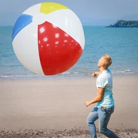 107cm 42inch super large charm colorful inflatable beach ball outdoor play games balloon giant volleyball pvc pool accessorie
