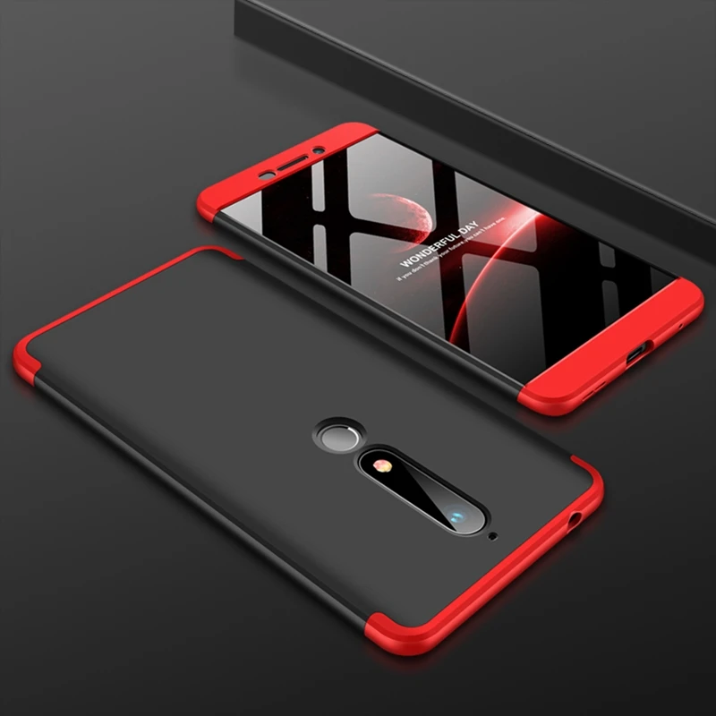 Чехол для nokia 6 2018 Твердый чехол телефона из ПК Nokia бампер чехлы Защитный защитный