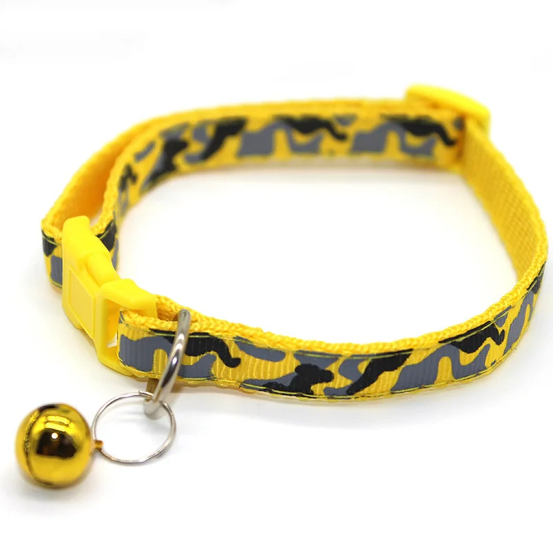 1 шт. регулируемые ошейники для собак и кошек полиэстер камуфляжный ошейник с