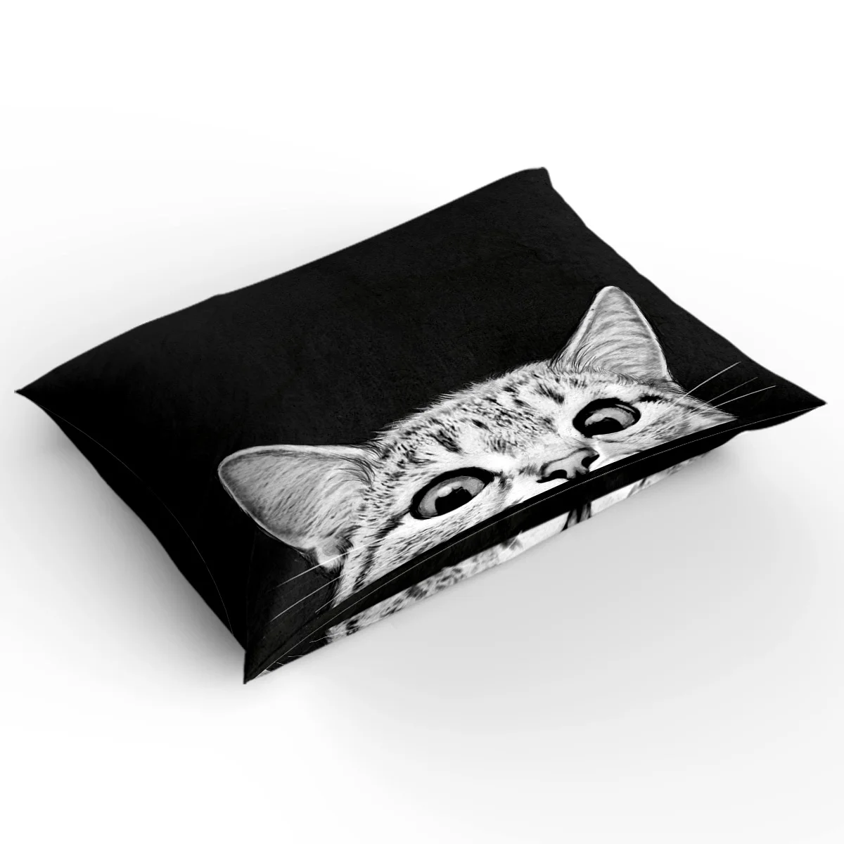 Вы спите еще пододеяльник набор кошка кровать простыни Утешитель наволочки Твин