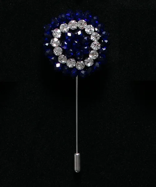 No.24 lapel pin 26 цветов расшитая бисером Цветочная Мужская булавка на лацкане с кристаллами новая роскошная модная мужская брошь для костюмов ручная работа Брошь со стразами на булавке аксессуар - Окраска металла: No.24 lapel pin