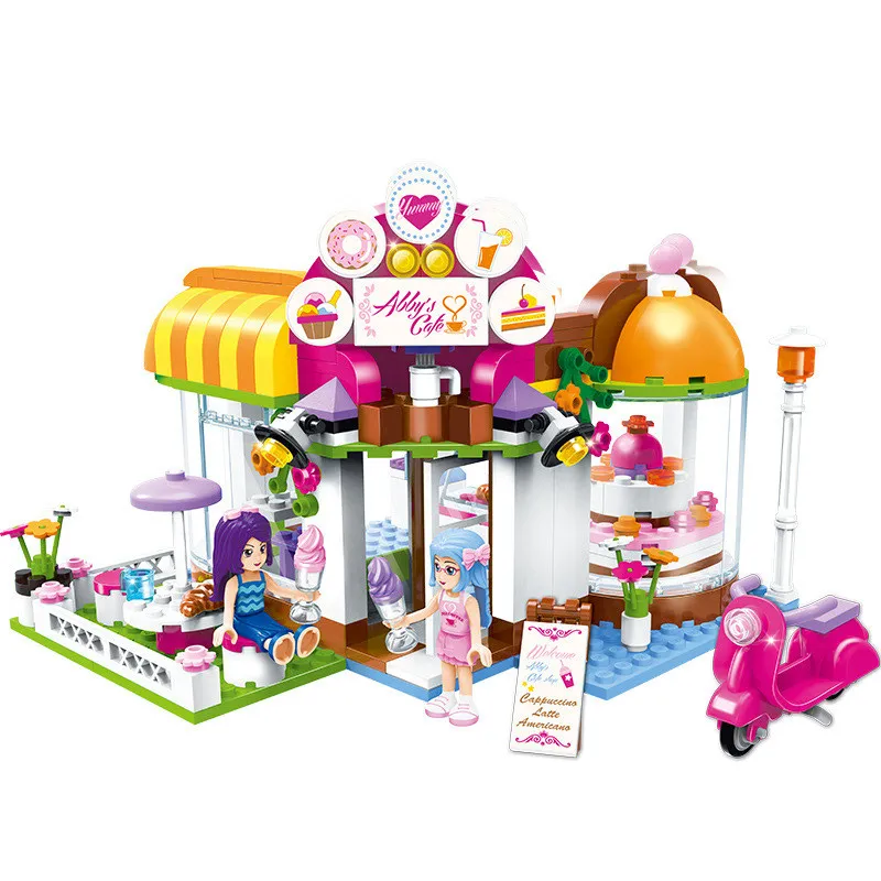 4 вида стилей серия Shirley Princess House City Friends строительные блоки для девочек Подарочная