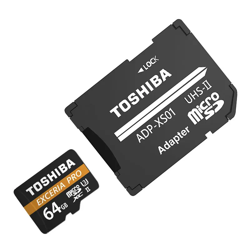 TOSHIBA 4K UltraHD карта памяти Micro SD 32 Гб 64 Гб SDHC SDXC класс 10 C10 UHS-II U3 TF Транс флэш Microsd содержит адаптеры