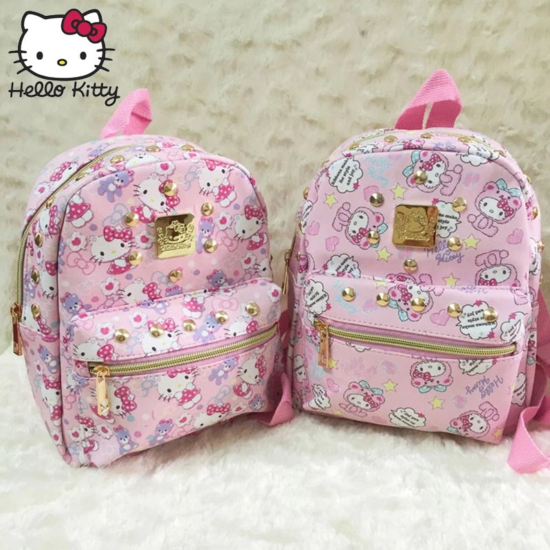 Hello kitty сумка Детская Мультфильм My Melody большие сумки для девочек путешествия KT рюкзак Водонепроницаемый девушка школьная сумка на плечо хорошее качество