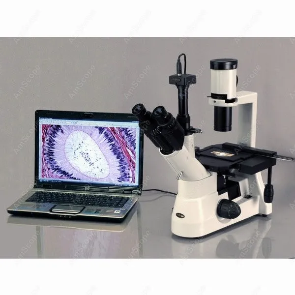 Инвертированный микроскоп план расстояния 40X 1000X с камерой 8 МП|microscope video|microscope andmicroscope glass |