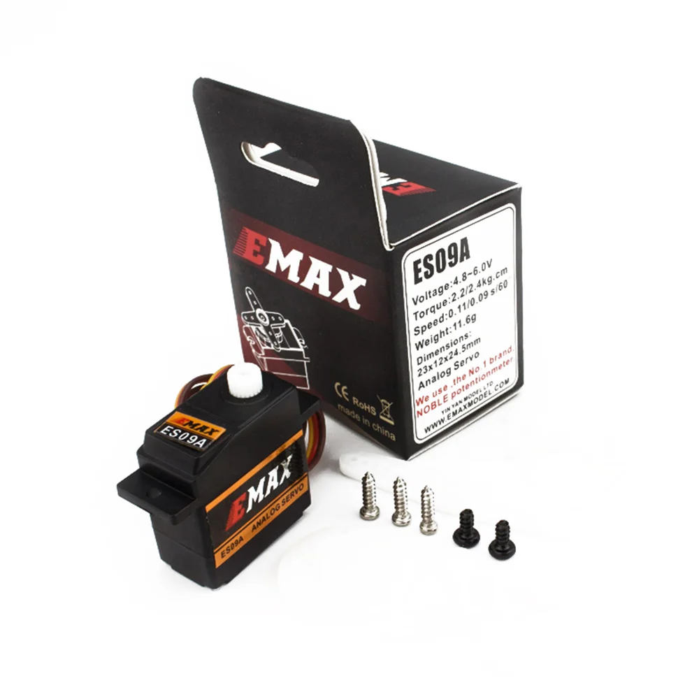 Подарок официальный сервопривод EMAX ES09A (двойной подшипник) Удельный Swash для 450