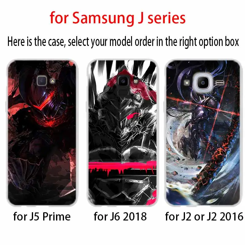 Чехол Goblin Slayer для телефона Samsung Galaxy j6 J8 J7 J5 J3 J4 Plus 2018 2017 2016 J610 Prime Мягкий силиконовый