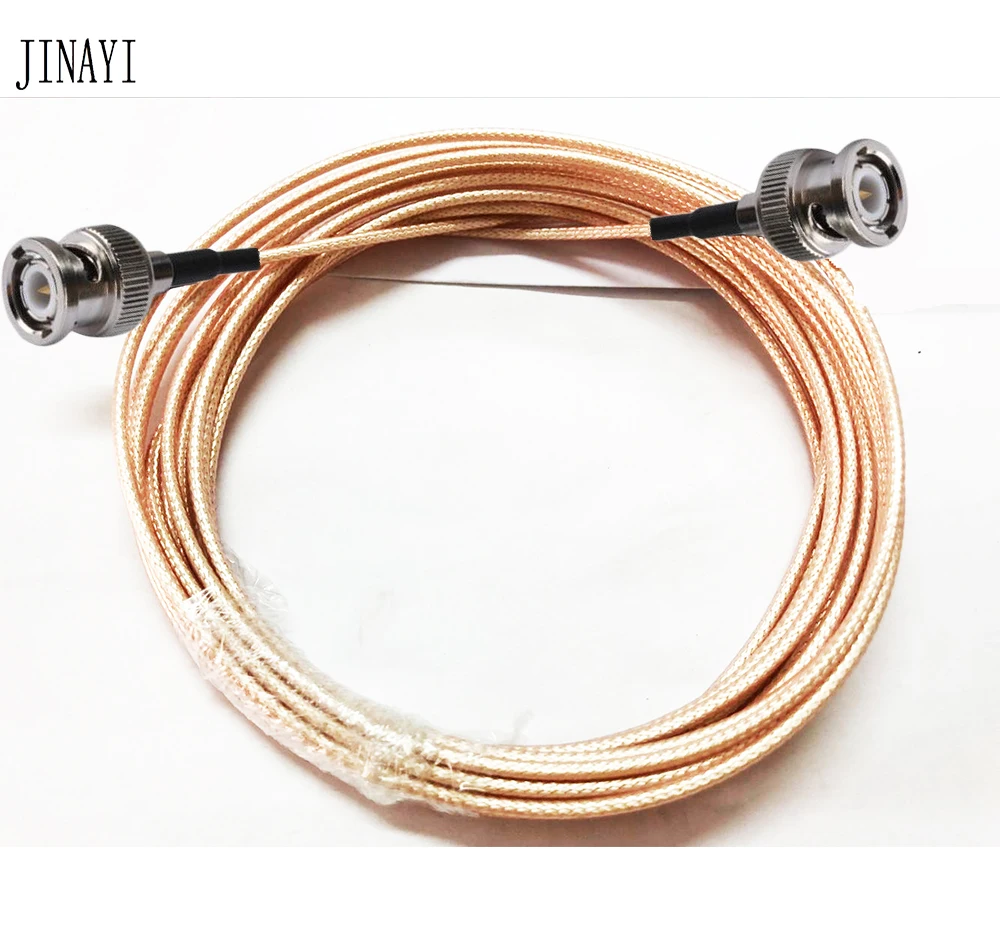 BNC штекер правый угол Разъем RF коаксиальный кабель RG316 50ohm 1 м 3 5 м|cable 5m|male connectormale plug