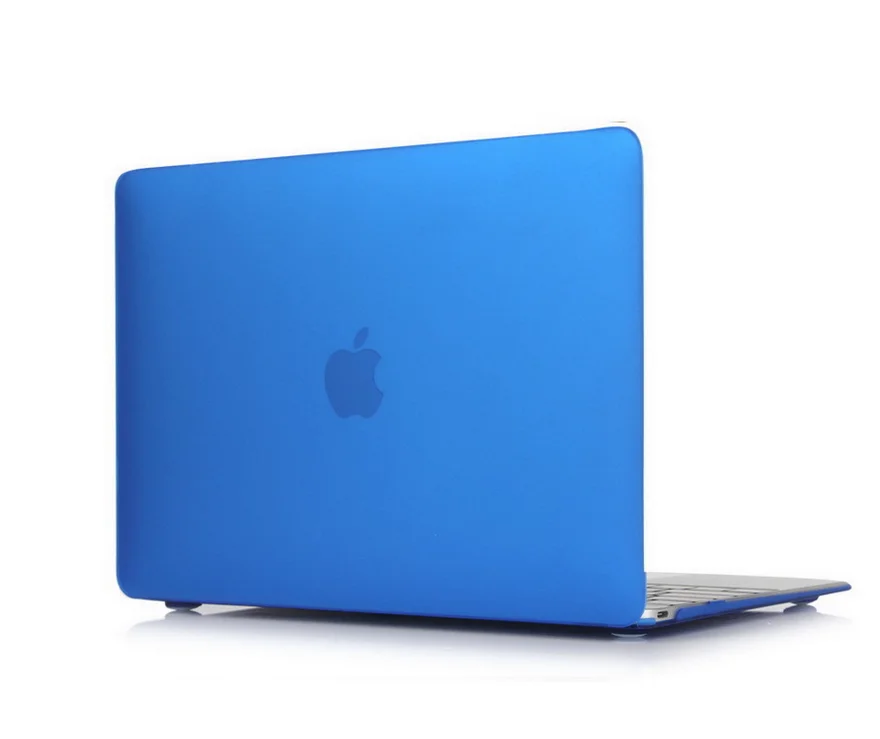 Чехол для ноутбука Apple macbook Air Pro retina 11,6 12 13,3 15 для Mac book Pro 13 15 дюймов с сенсорной панелью+ чехол для клавиатуры - Цвет: Blue