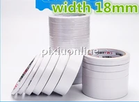1pc ds191 white double sides tape width 18mm lengthen double faced adhesive sticky tape sell at a loss free shipping russia