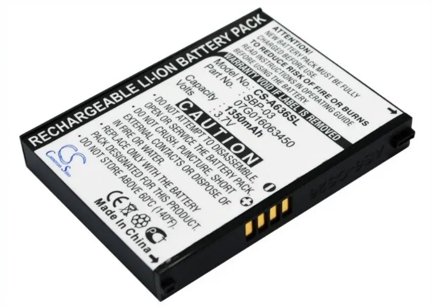 Аккумулятор Cameron Sino для ASUS Mypal A630 A632 A632N A635 A636 A636N A639 1350 мАч | Мобильные телефоны и