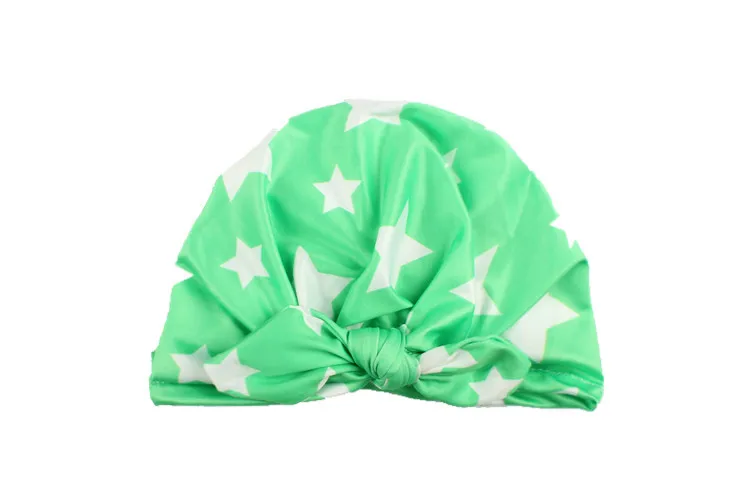 Star Print Baby Hats Western Style Rabbit Ear Beanie Caps Soft Milk Fiber Girls Boys Newborn Toddler Children Hat Spring Autumn | Детская