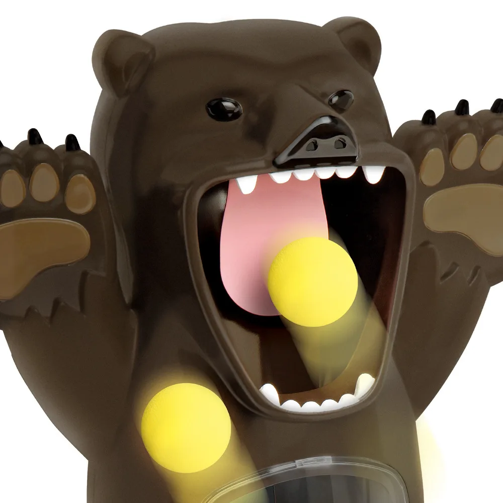 

5pcs Hungry Bear Shooting Soft Egg Gun Foam Bullet Launching Air Pump Gun Scoring Boy Toy Gun Have Good Quality