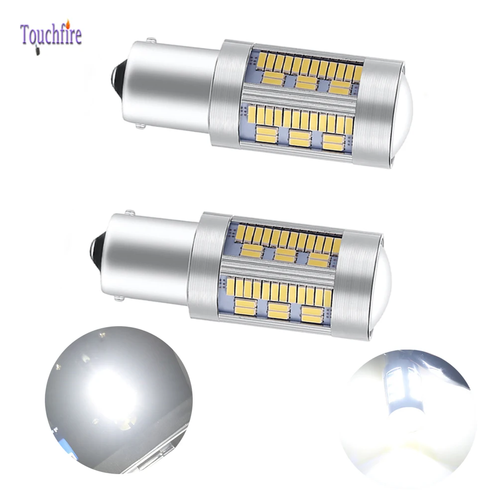 4 шт. 1156 P21W PY21W T25 P27W T20 W21W автомобильная лампа 4014SMD 105LED Canbus НЕТ ОШИБОК Нет гипер