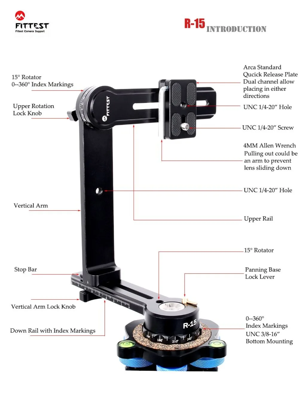 Мини панорамная головка для съемки на открытом воздухе самая подходящая с