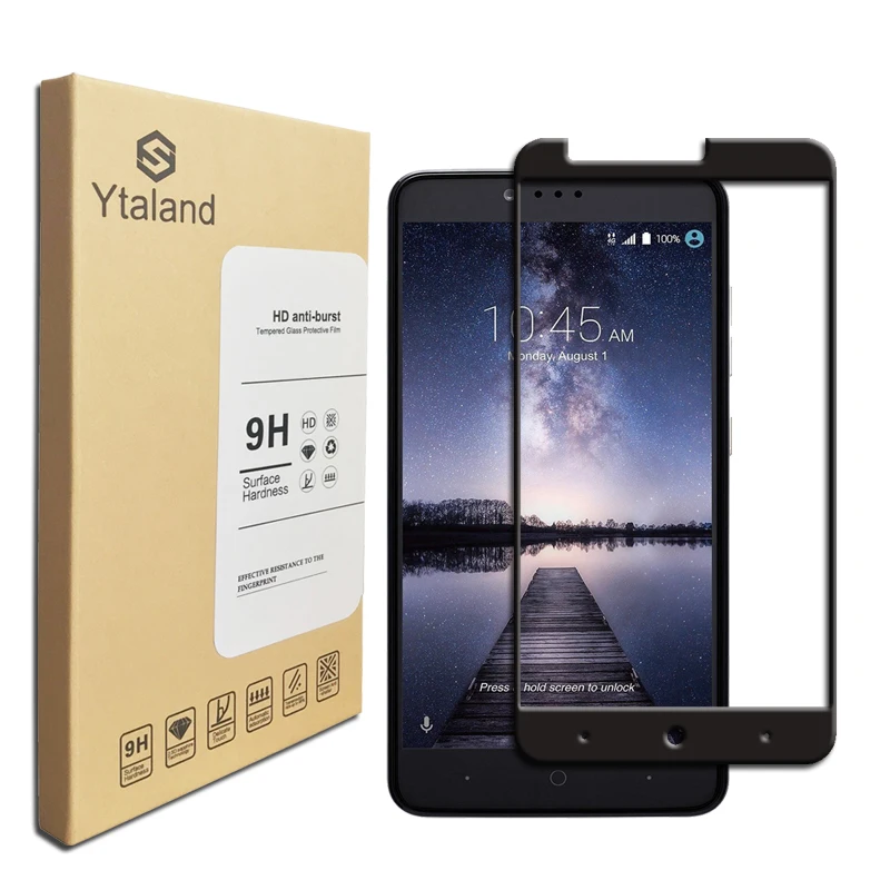 Ytaland 2.5D 0 3 мм 9H + Полное покрытие Премиум Закаленное стекло для ZTE Z983 Защитная