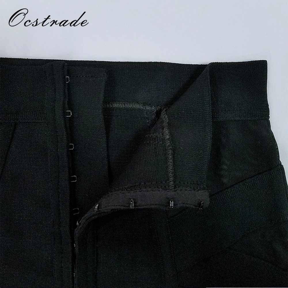 Женская облегающая юбка Ocstrade черная мини с сеткой лето 2019|skirt bodycon|bandage skirtwomen skirt |